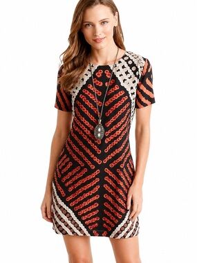 Petra Marshall for Roopa Pemmaraju Silk Tribal Boho Dress - Anthropologie